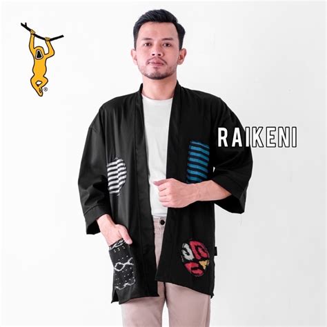 Jual Raikeni Kimono Mix Kimono Outer Batik Outer Tenun Cardigan