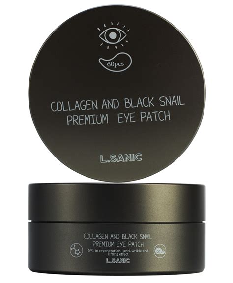 L Sanic Collagen and Black Snail Premium Eye Patch 60 шт Премиальные