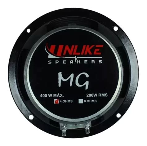 Alto Falante Médio 6 Unlike Unf66 Mg 6p 200w Rms 4 Ohms ASX Connect