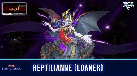 Reptilianne Loaner Deck Limit Festival Master Duel Gameplay Yu Gi Oh