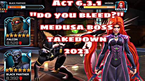 How To Easily Defeat Act 631 Do You Bleed Medusa Boss Mcoc Youtube