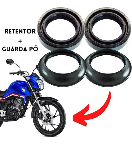 Retentor Bengala Guarda Po Honda Cg Titan Fan Bros