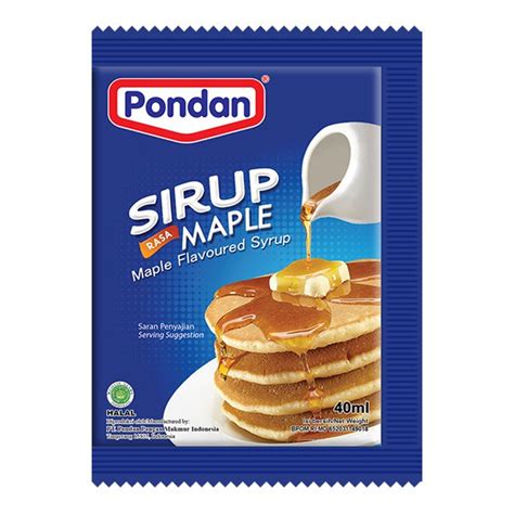 Jual Pondan Sirup Maple 40ml Maple Syrup 40 Ml Shopee Indonesia