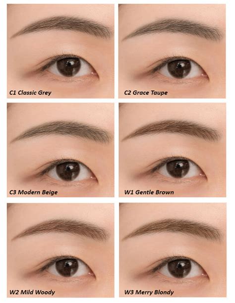 Romand Han All Sharp Eye Brows 6 Colors Lvs Shop Lvs Shop Official