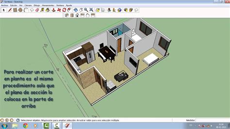 Como Hacer Corte O Secci N De Planos En Sketchup Youtube