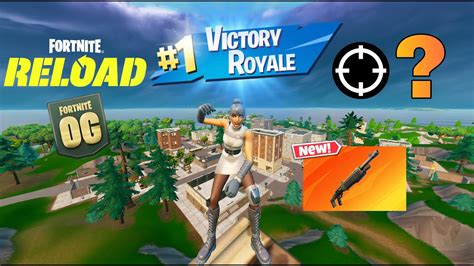 Fortnite OG Reload High Kill Solo Vs Squads Gameplay Keyboard