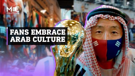 Qatar World Cup: Football fans and tourists embrace Arab & Qatari ...