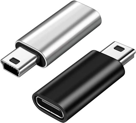 Amazon co jp USB C to Mini USB アダプタ二個入りタイプC メス からMini USB オス への