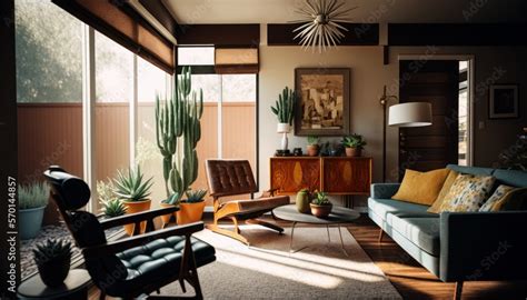 Cozy Beautiful Mid Century Modern Living Room Interior Design For Your