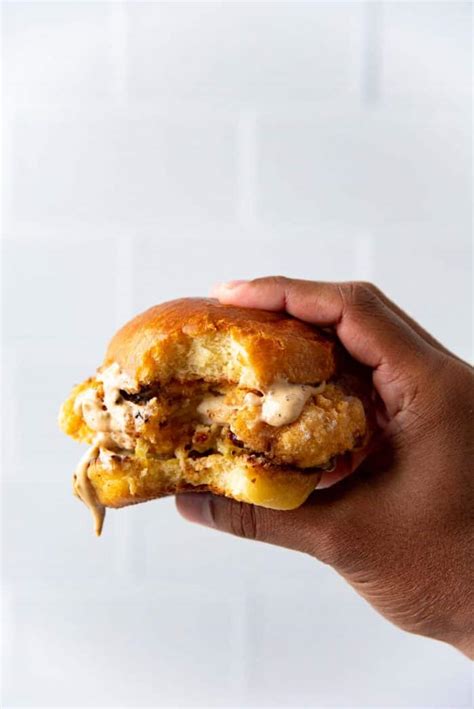 Fried Chicken Sandwich The Flavor Bender