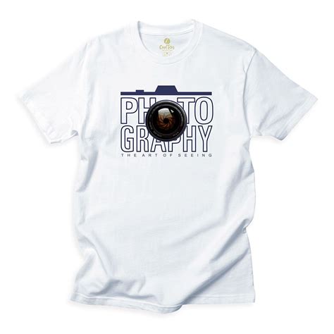 Camiseta Arte E Cultura Cool Tees Fotografia Camera Lente Cool Tees