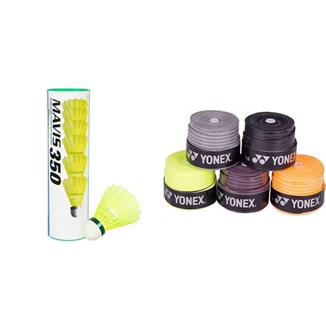 Buy Yonex Mavis 350 Green Cap Nylon Shuttlecock Yellow Yonex Etech