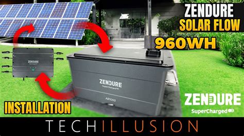 ZENDURE Solar Flow BALCONY POWER PLANT Installation Setup Step