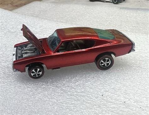 Hot Wheels Redlines RESTORED Custom Barracuda Spectraflame Red W Brown Int EBay