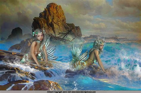 Mermaid Art & Origins of Mermaid folklore: An Art Gallery of Mermaid ...