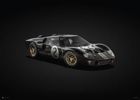 Ford Gt40 Bruce Mclaren Le Mans 1966 Lusso Legends