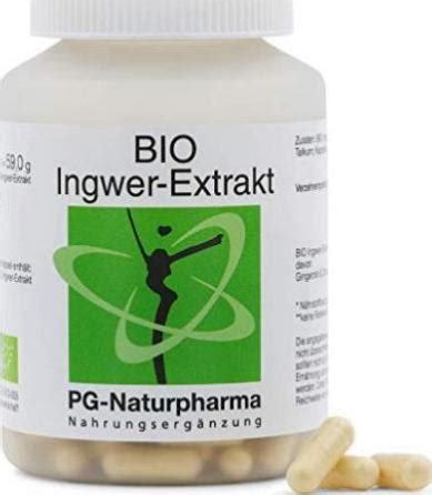 Pg Naturpharma Bio Ingwer Extrakt Kapseln St Ck G Nstiger Preis