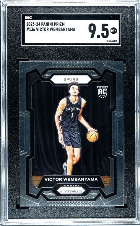 2023 24 Panini Prizm 136 Victor Wembanyama San Antonio Spurs RC Rookie