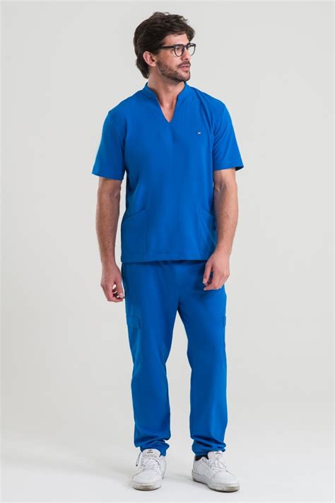 Scrub Authentic Masculino Azul