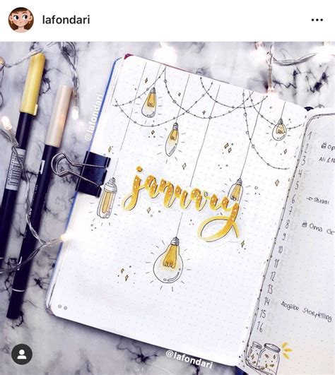 January Bullet Journal Inspiration - Rae's Daily Page