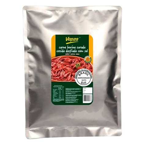 Carne Seca Desfiada Vapza 1Kg Shopee Brasil