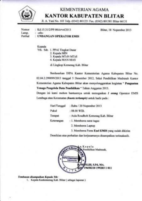 15 Contoh Surat Resmi Yang Baik Dan Benar