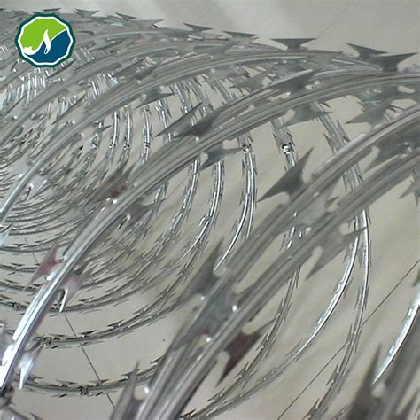 Bto Hot Dipped Galvanized Concertina Razor Wire Barbed Wire Razor