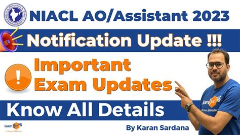 NIACL AO Assistant 2023 Notification Update NIACL Important Exam