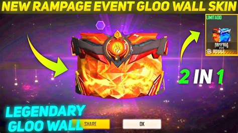 How To Get Rampage Gloo Wall Skin Hyperbook Top Up Event Free Fire