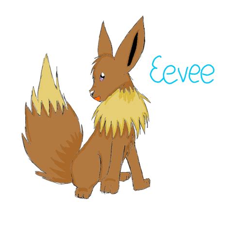 Purple Eyed Eevee By Leafla On Deviantart