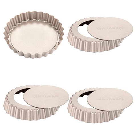 Amazon Chefmade Mini Round Quiche Pan Set With Removable Loose