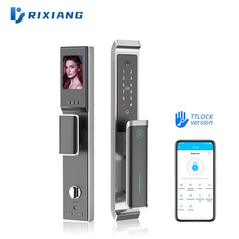 fingerprint door lock with camera biometric eye scan smart TTLOCK APP