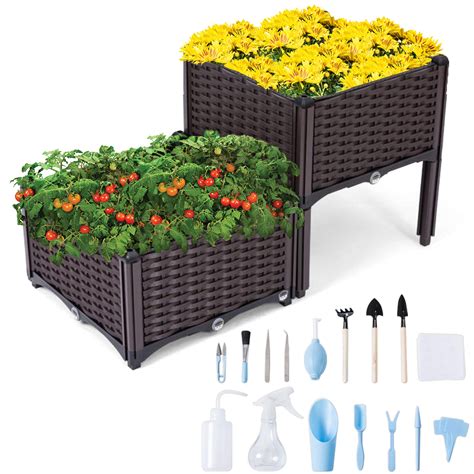 raised garden beds with legs 2