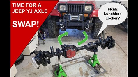 Prepping For My Jeep Yj Axle Swap New Lunch Box Locker And Added Upgrades Is This All Free