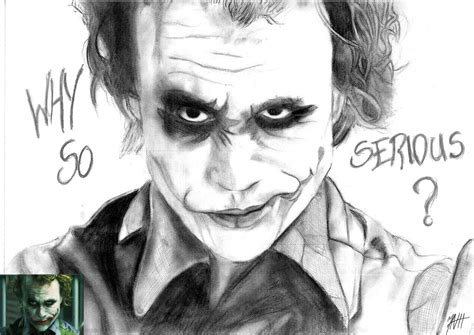 Heath Ledger Joker Sketch At Explore Collection Of