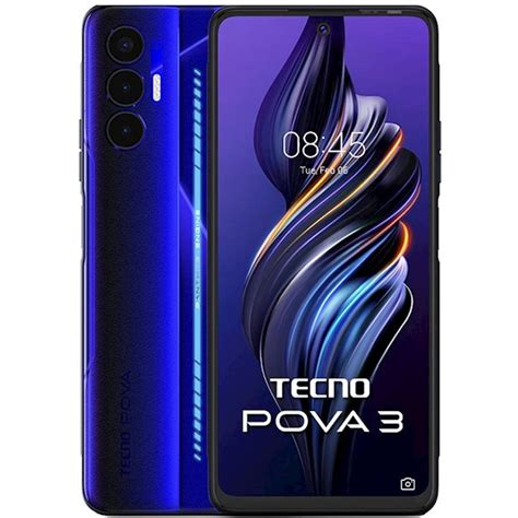 მობილური ტელეფონი Tecno Pova 3 6GB 128GB Dual Sim Electric Blue