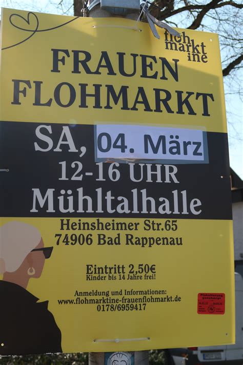 Bad Rappenau Frauenflohmarkt in der Mühltalhalle in Bad Rappenau