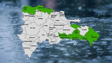 Coe Mantiene Provincias En Alerta Verde Por Sistema Frontal