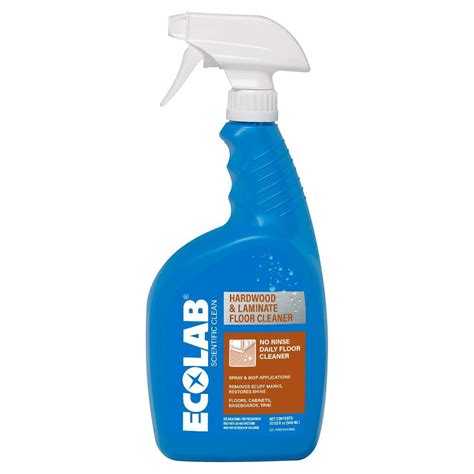 Ecolab 32 Fl Oz Hardwood And Laminate Floor Cleaner 7700443 The