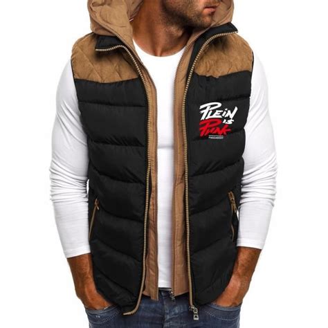 Sweat Capuche Pour Hommes Automne Hiver Fermeture Clair Mode Gilet