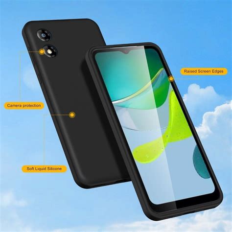 For Motorola E13 Case Slim Liquid Silicone Shockproof Armor Gel Phone Cover Ebay