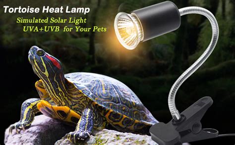 Miliwan Lampe Chauffante Tortue Lampe Chauffante Terrarium Avec