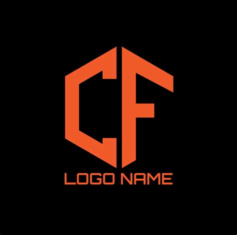 Cf Monogram Logo Vector Art At Vecteezy