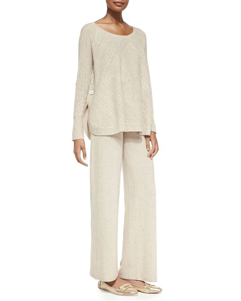 In Cashmere Two Piece Cashmere Sweater And Pants Set