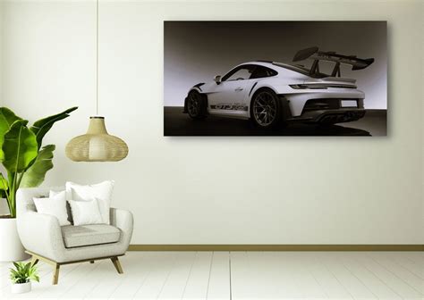 Porsche Gt Rs Porsche Canvas Print Porsche Wall Art Sport Car