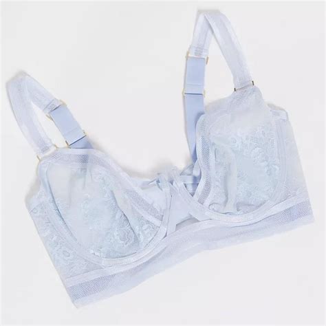Asos Stunning Baby Blue Lingerie Set Dd Bra And Depop