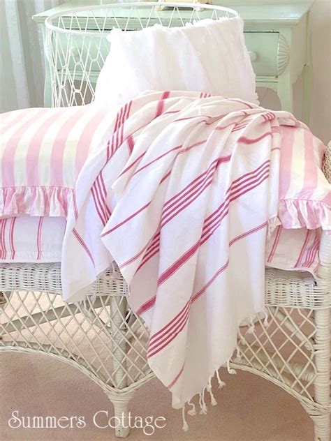 Shabby Chic Beach Cottage Bedding Linens Rachel Ashwell Duvet Quilt