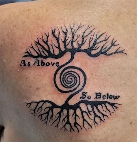 91 Mystical “As Above, So Below” Tattoos To Introduce To Your Tattoo ...