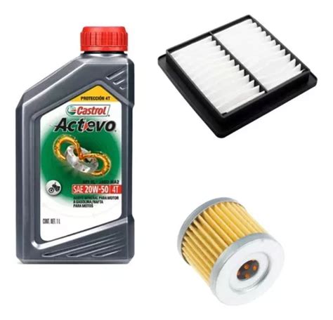 Kit Service Suzuki Gixxer 150 Aceite Castrol Filtro Jm Mot