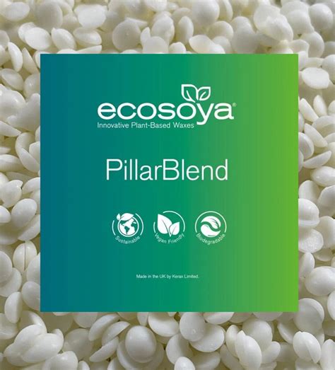 Ecosoya Pillar Candle Soy Wax For Pillars Votive And Melts Natural